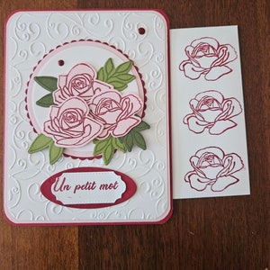 A handcrafted greeting card