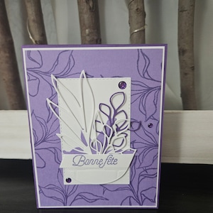A handcrafted greeting card