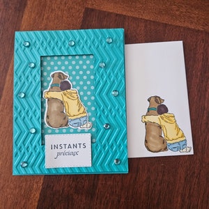 A handcrafted greeting card