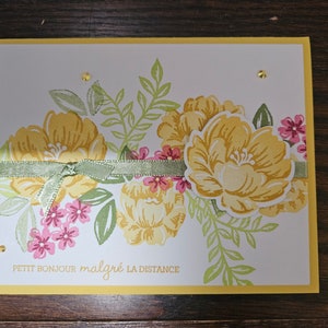 A handcrafted greeting card