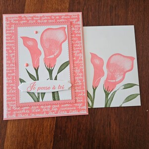 A handcrafted greeting card