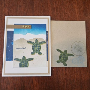 A handcrafted greeting card