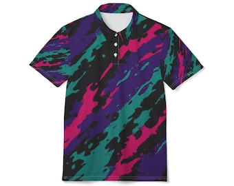 Polo Splat Performance / Camisa de golf JDM Oil Splash Motorsport de los 90