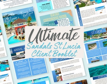 Informações e itinerário do cliente The Ultimate Sandals St Lucia