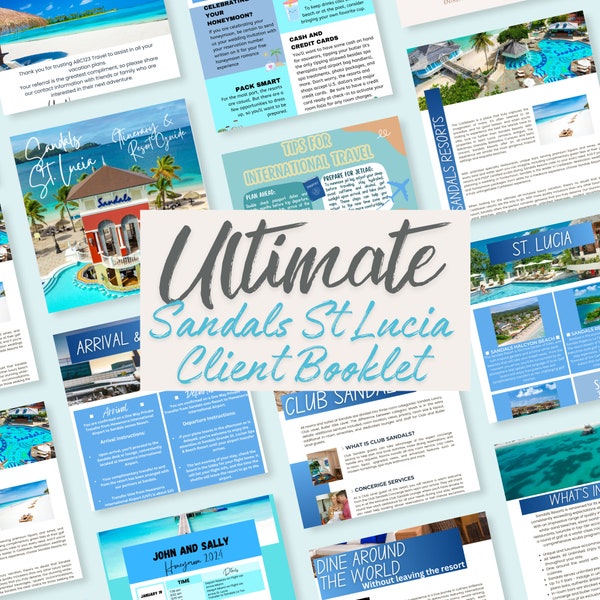 The Ultimate Sandals St Lucia Client Information & Itinerary