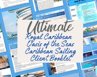 O melhor livreto do cliente do Royal Caribbean Oasis of the Seas Caribbean Sailing