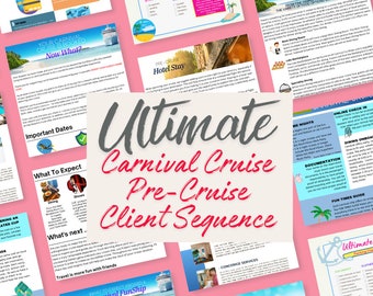 A sequência definitiva do cliente pré-cruzeiro do Carnival Cruise