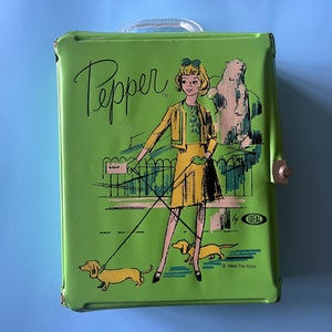 Vintage Ideal Tammy Doll Family Pepper Case Trunk 1960s