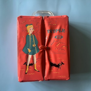 Vintage Ideal Tammy Doll Family Pepper Case Trunk 1960s