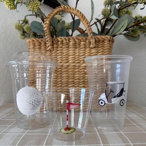 PACKS OF 10 Hole in One Party Cups for Birthday. First birthday Par-Tee. Mastered his 1st year party cups. Golf themed party. Let’s Par-tee.