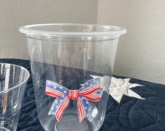 PACKS OF 10 Fourth of July cups. 4th of July Party Cups. Patriotic party cups. Red, White and 2 party cups. Memorial Day party cups.