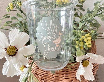 PACKS OF 10 DISCOUNTED cups. Silly Goose Juice Party Cups for 1st Birthday Party