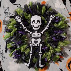 Halloween door wreath
