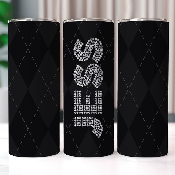 Black Diamond Add Your Own Name Tumbler Wrap, 20 oz Tumbler Sublimation Designs, Diamond Alphabet PNG, Bling Tumbler, Doodle Alphabet