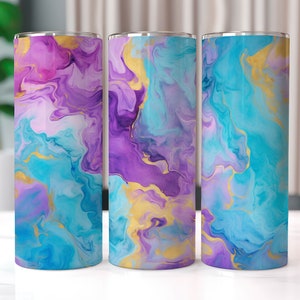 Paint Splatter 20 oz Skinny Tumbler Sublimation Designs, Straight And Tapered Tumbler Wrap, Tumbler PNG, Paint Splatter Tumbler Wrap