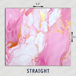 Pink and White Marble 20 oz Skinny Tumbler Sublimation Designs, Straight And Tapered Tumbler Wrap, Tumbler PNG, Marble Tumbler, Pink Tumbler image 3