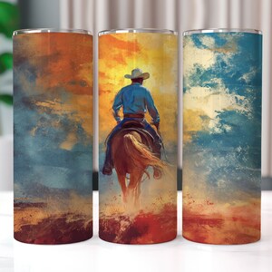 Cowboy Tumbler Wrap, 20 oz Tumbler Sublimation Designs, Horse Tumbler Wrap, Western Tumbler Wrap, Country Tumbler Wrap, Country Western