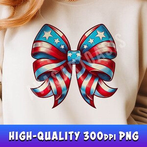 Coquette Bow America Png, Coquette Png, 4th of July Sublimation, America Png, Patriotic Png, American Flag Sublimation, 4th Of July Shirt