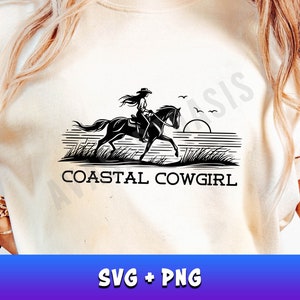 Coastal Cowgirl Club SVG PNG, Coastal Cowgirl Sublimation Designs, Cowgirl Svg, Vintage Retro Cowgirl Png, Western Svg, Lets Go Girls Svg