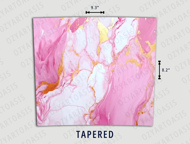 Pink and White Marble 20 oz Skinny Tumbler Sublimation Designs, Straight And Tapered Tumbler Wrap, Tumbler PNG, Marble Tumbler, Pink Tumbler image 4