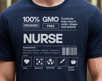 NURSE perfect package  with ingredients -  Appreciation T shirt