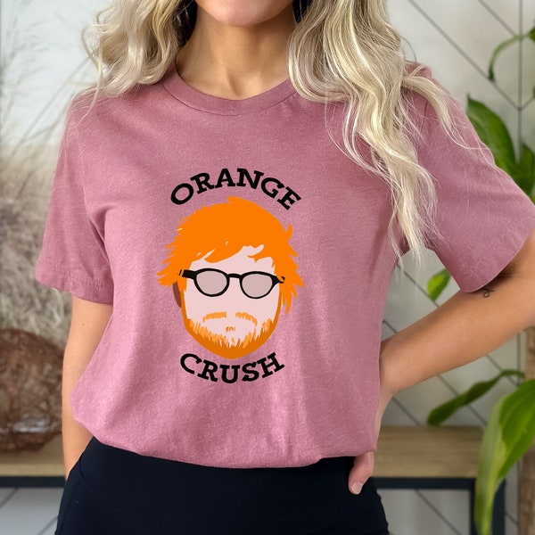 The Mathematic Tour T-shirt, Funny shirt, Orange Crush Inspired Concert Tee, Pop Music Fan Apparel T-shirt, Music Lover, Ed Sheeran T-shirt