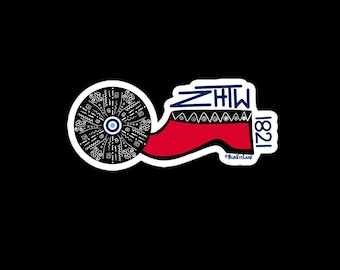 Greek Tsarouchi Sticker, Greek Independence Day 1821 Vinyl Decal