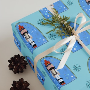Folhas de papel de embrulho grego Evzone Nutcracker