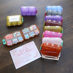Pocket Medication Organizer for Purse, DIY Custom Label Case, Travel Pill Box Organizer, Pill Organizer, Pocket Pharmacy