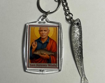 San Jeremy Wade key chain with fish
