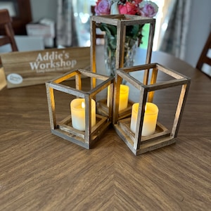 Rustic Wood Lantern
