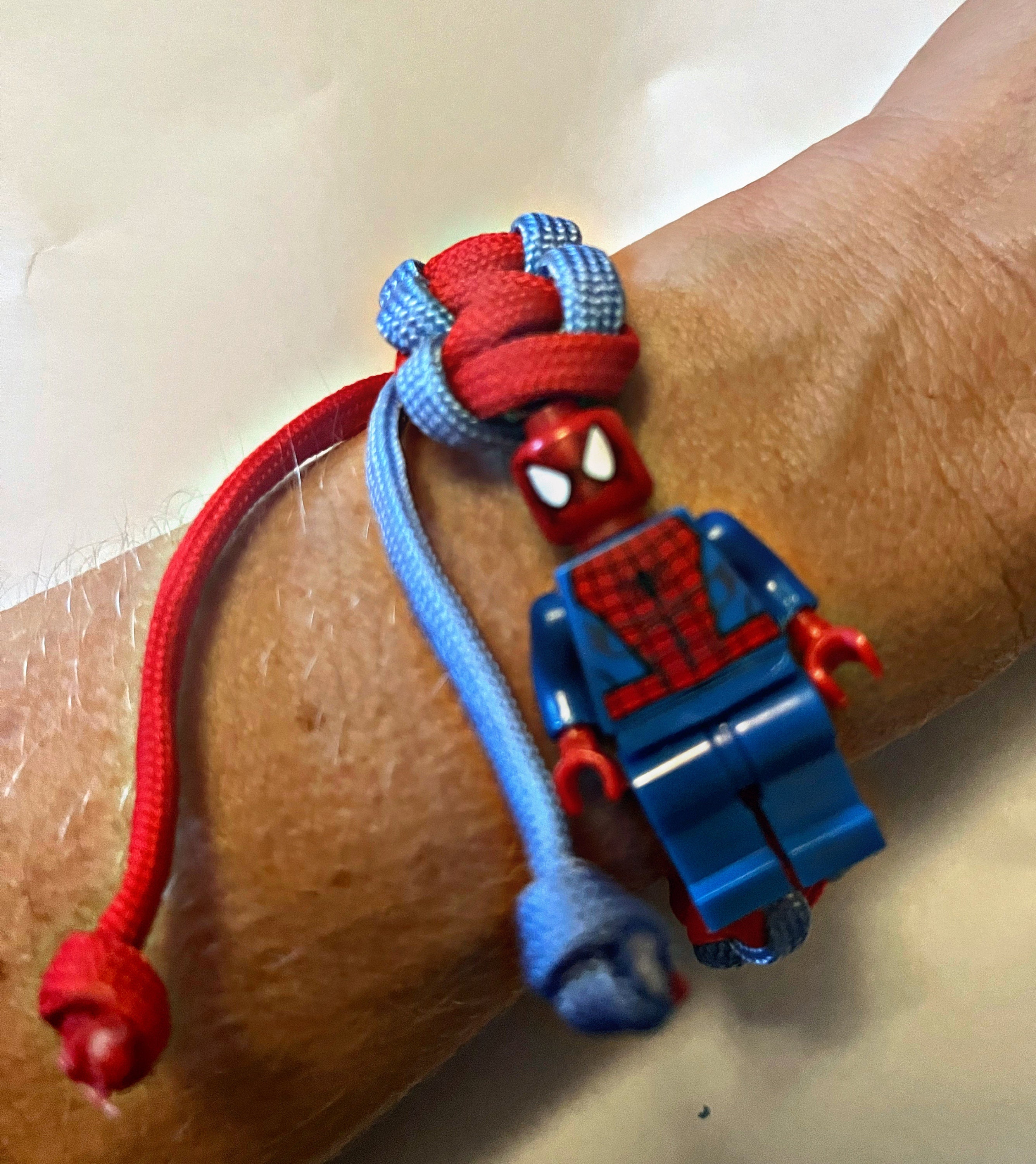 Paracord Minifigure bracelet spiderm n