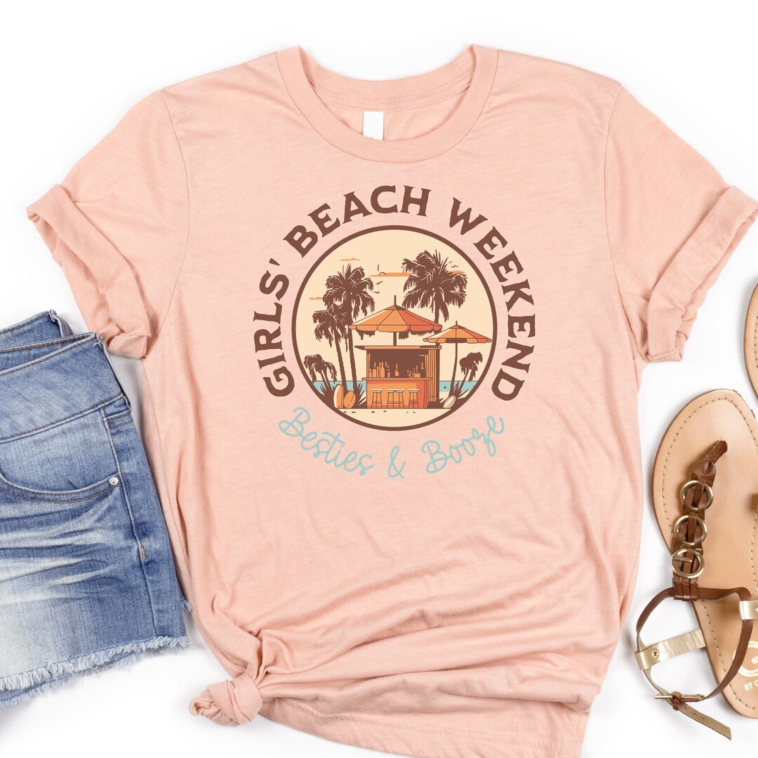 Matching Girls Beach Trip Shirts, Ladies Weekend, Besties Trip, Girl