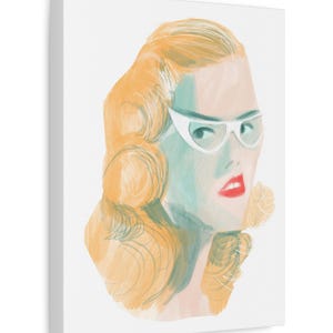 Skeptical Spectacle Canvas Wall Art
