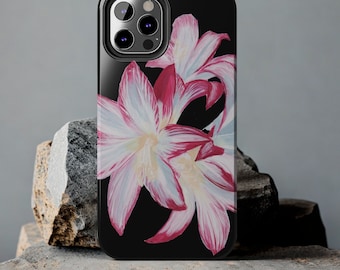 Pink Lily iPhone Case, Flower iPhone Case, iPhone Case Art