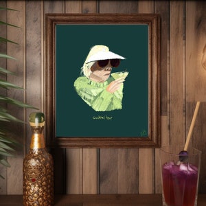 Cocktail Hour Digital Print Download, Printable Wall Art