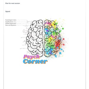 Psych Case Notes Therapist Case Note Template: Psychology Client Record (PDF & Word ...