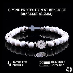 St Benedict Stainless Steel Protection Unisex Bracelet, Select your Saint switch it for St Francis, St Jude, St Michael & Miraculous Medal