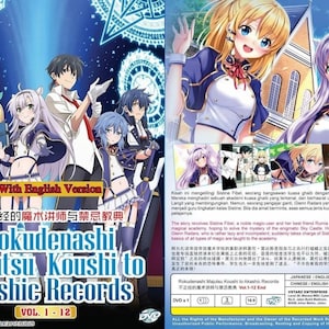 DVD Anime Rokudenashi Majutsu Koushi(1-12End) Complete Series DVD Boxset English Dubbed And All Region Free Expedited