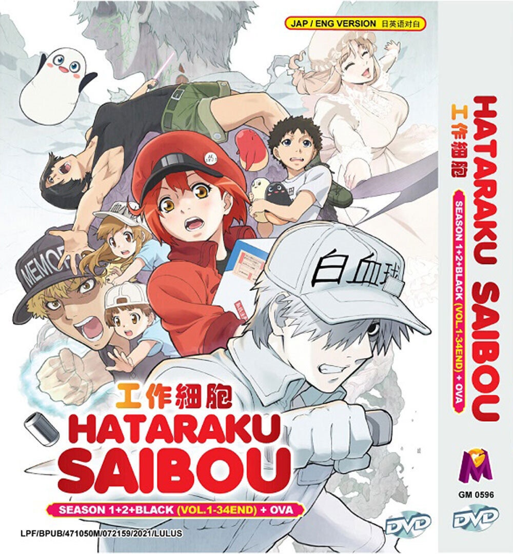 28x43cm Anime Hataraku Saibou Black/Cells at Work! Poster-Room  Decoration-Cafe Bar-Home Decoration Theme, 11x17inches: Buy Online at Best  Price in UAE 