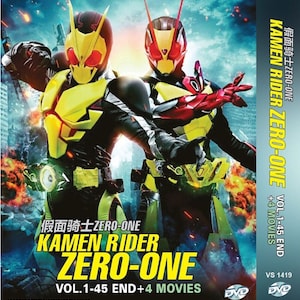 DVD Masked Kamen Rider Zero-One Vol.1-45 End+ 4 Movie ENGLISH Subtitle - Free Shipping To USA Via Dhl Express