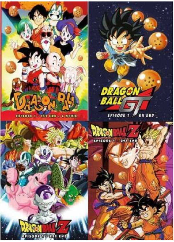 ANIME, DRAGON BALL Z, Episodes 1-291+1, English Dubbed, 29 DVD, 5 BOXES