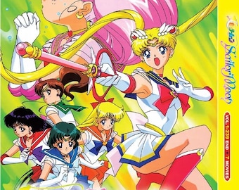 Sailor Moon Complete Collection - ANIME DVD Box Set (1-239 Episodes + 7 Movies)- Free Shipping To USA Via Dhl Express