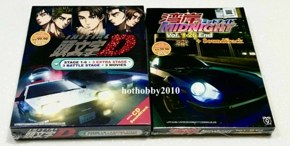 Anime DVD Initial D Season 1-6 + 3 Extra Stage + 3 Battle Stage + 3 Legend  + OST