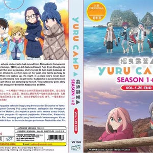 DVD Anime~Yuru Camp Season 1+2 Complete TV Series (1-25 End) with English Subtitle And All Region - Free Express Shipping