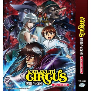 DVD Anime~Karakuri Circus(1-36End)English subtitle & All region- Free Shipping To USA Via DHL Express