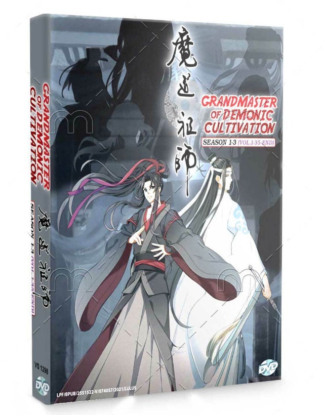 New Dvd Anime Grandmaster of Demonic Cultivation Mo Dao Zu Shi TV Series  Season 1-3 (Volume 1-35 End) English Subtitle Free DHL Express Ship