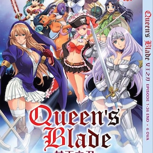 Dvd Anime Queen's Blade (1-36End+6 OVA) DVD Complete Anime Alle regio Engels nagesynchroniseerd Complete Box Set - Gratis DHL Express