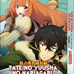 Tate No Yuusha No Nariagari Seizoen 1-3 (1-50End) Complete DVD Anime Alle regio Engels nagesynchroniseerd Complete Box Set - Gratis DHL Express