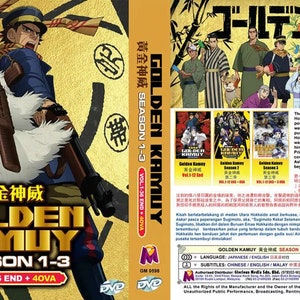 DVD アニメ ゴールデンカムイ シーズン 1-3 全巻 1-36END + 4 OVA 完全シリーズ DVD ボックスセット 英語吹き替え 全リージョンフリー エクスプレス